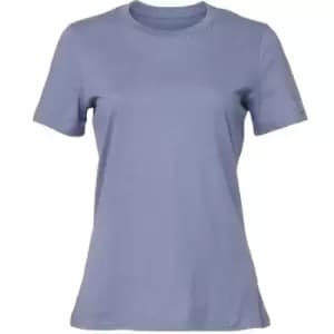 Bella + Canvas Womens/Ladies Relaxed Jersey T-Shirt (L) (Lavender Blue)