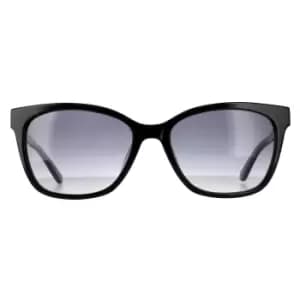 Rectangle Black Slate Grey Gradient Sunglasses