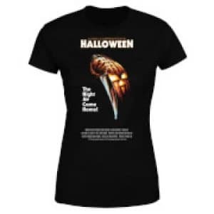 Halloween Poster Womens T-Shirt - Black