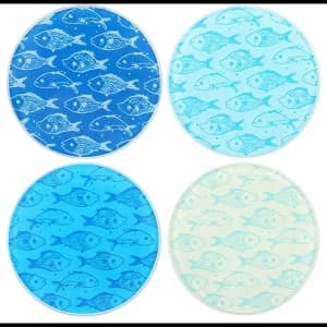 Fish Print Coasters