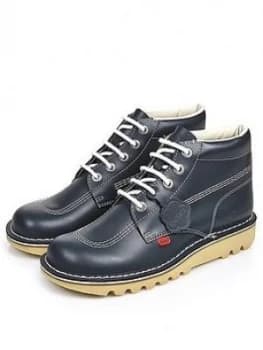 Kickers Kick Hi Ankle Boot - Dark Blue/White