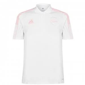 adidas Arsenal Polo Shirt Mens - White
