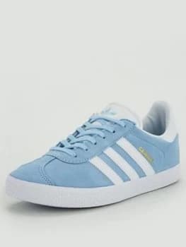 Adidas Originals Gazelle Junior Trainers - Light Blue