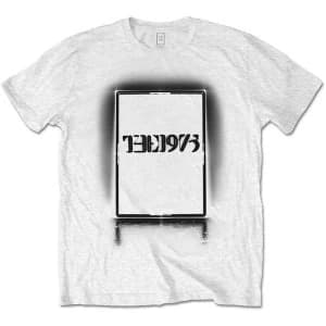 The 1975 - Black Tour Mens Large T-Shirt - White