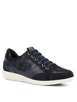 Geox Myria Trainers - Navy, Size 4, Women