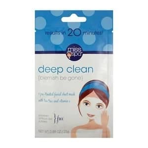 Miss Spa Deep Clean Facial Sheet Mask