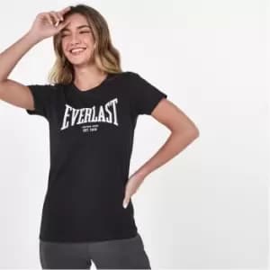 Everlast Regular Fit Logo T-Shirt - Black