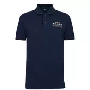Paul And Shark Knitted Polo Shirt - Blue