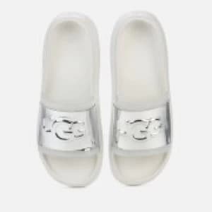 UGG Womens Hilama Slide Sandals - White - UK 6