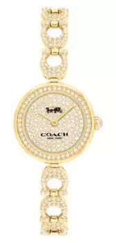 Coach 14504219 Womens Gracie (23mm) Crystal-Set Dial / Gold Watch