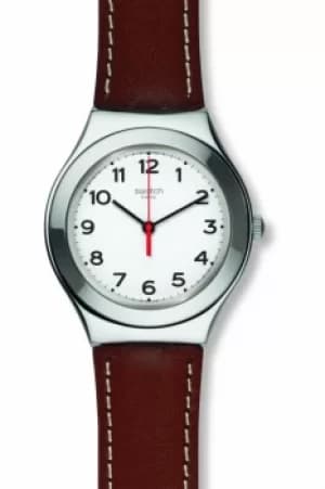 Unisex Swatch Strictly Silver Watch YGS131