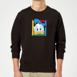 Disney Donald Face Sweatshirt - Black