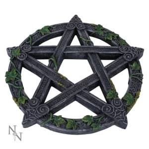 Wiccan Pentagram Wall Plaque