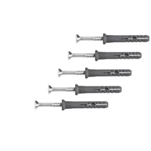 Universal Hammer Wall Plugs For Window Door Frame Concrete Brick Diy - Size 10x100mm - Pack of 10