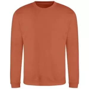 AWDis Adults Unisex Just Hoods Sweatshirt (M) (Ginger Biscuit)