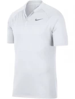 Mens Nike Dry Momentum Blade Polo White