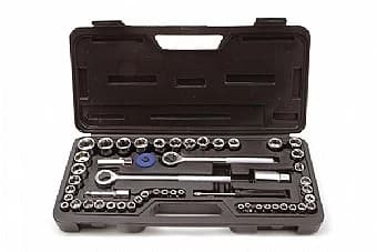 Rolson Drive Socket Set, 1/4in & 1/2in, Pack of 52