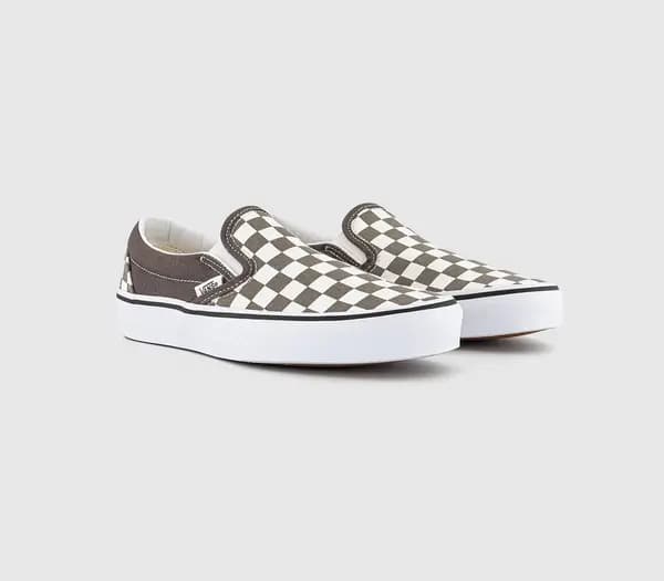 Vans Classic Slip On Trainers Color Theory Checkerboard Bungee Cord, 9