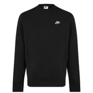 Nike Club Fleece Crew Sweatshirt Mens - Black