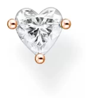 Thomas Sabo H2234-416-14 Rose Gold Plated Single Stud Jewellery