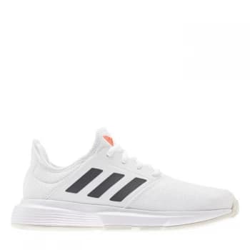 adidas Gamecourt Tennis Shoes Womens - White/Black