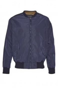 Mens French Connection Boulevard Light Bomber Jacket Olive