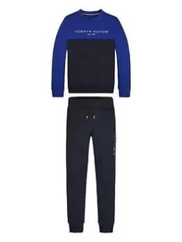 Tommy Hilfiger Boys Essential Colorblock Set - Navy, Size Age: 14 Years