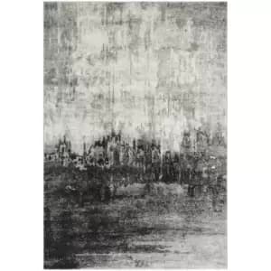 Asiatic Carpets Nova Machine Woven Rug Distress Grey - 120 x 170cm