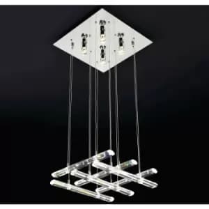 Netlighting Diamond Modern 16 Light Pendant Ceiling Light, GU10 + G4 - ITLMD8103