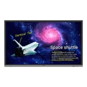 Benq RE8601 interactive whiteboard 2.18 m (86") 3840 x 2160 pixels Touch Screen Black RF Wireless