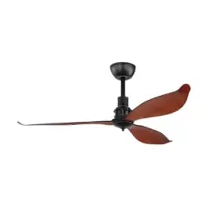 Eglo Lagos 52 Redwood And Black Steel Ceiling Fan