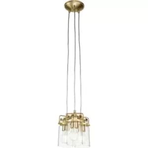 Elstead Kichler Brinley Cluster Pendant Ceiling Light Brushed Brass