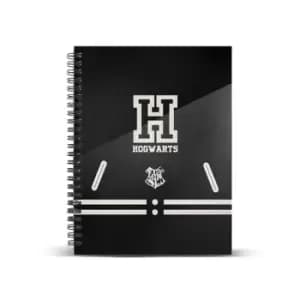 Harry Potter Notebook A4 Hogwarts Black