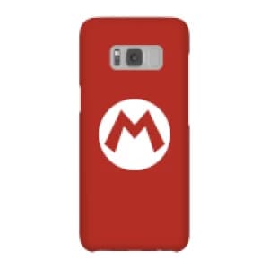 Nintendo Super Mario Mario Logo Phone Case - Samsung S8 - Snap Case - Gloss