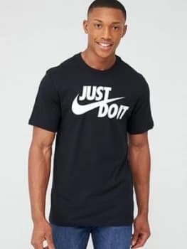 Nike Sportswear Just Do It Swoosh T-Shirt - Black