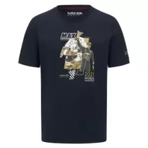 2022 Red Bull Verstappen Tribute Graphic T-Shirt (Navy)
