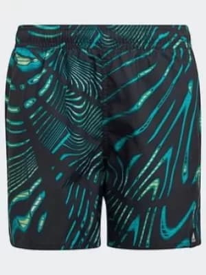 adidas Souleaf Shorts, Black, Size 11-12 Years