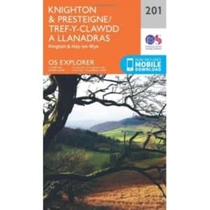 Knighton and Presteigne Tref-y-Clawdd a Dyffryn Elan by Ordnance Survey (Sheet map, folded, 2015)