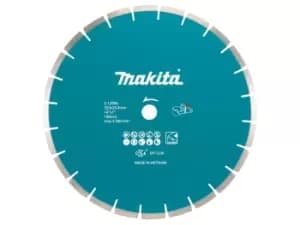 Makita E-12996 355mmx25.4 Segmented Diamond Disc Cutter Wheel