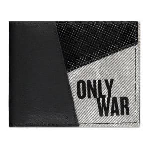 Warhammer - 40K Only War Phrase Male Bi-fold Wallet - Black/Grey
