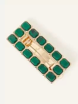 Accessorize Square Stone Clip