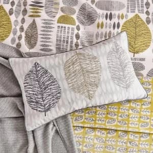 Helena Springfield Unna Chartreuse Cushion Light Grey