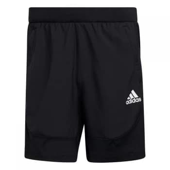 adidas AEROREADY 3-Stripes Slim Shorts Mens - Black