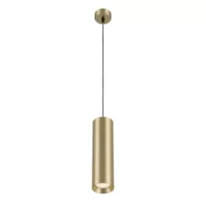 Technical Shelby Matt Gold Pendant Ceiling Light