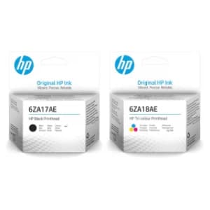 HP 6ZA17AE / 6ZA18AE Original Black and Tri Colour Printhead Pack