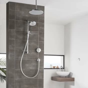 Aqualisa Unity Q Digital Shower Concealed Dual 250mm Drencher & Handset Chrome