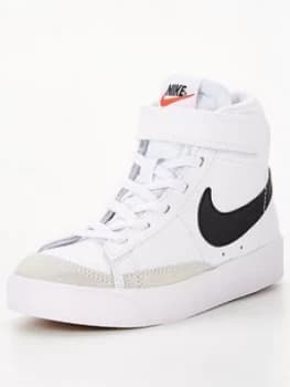 Nike Blazer Mid 77 Childrens Trainer - White/Black