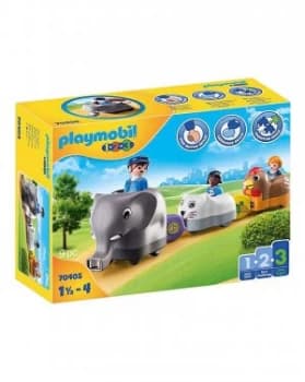 Playmobil 70405 1.2.3 Animal Train