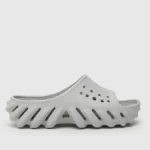 Crocs light grey echo slide Junior Slides