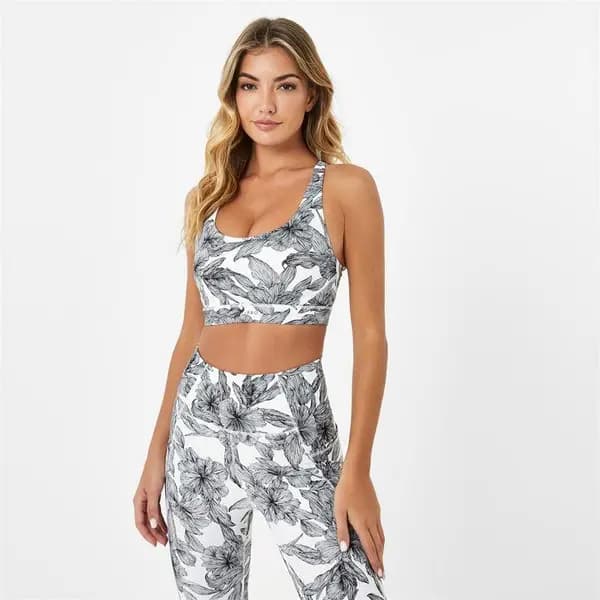 USA Pro Cross Back Sports Bra Womens - Multi 8